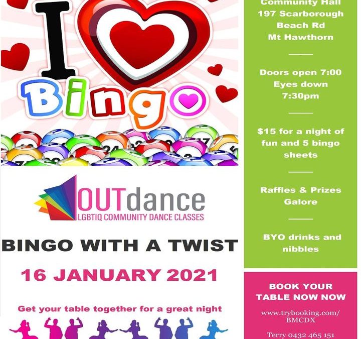 Bingo with a Twist  16th January 2021