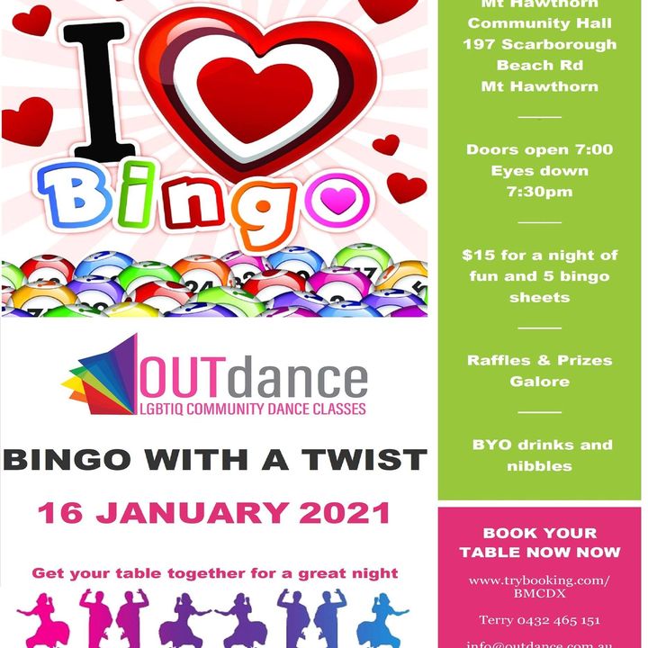 Bingo with a Twist  16th January 2021